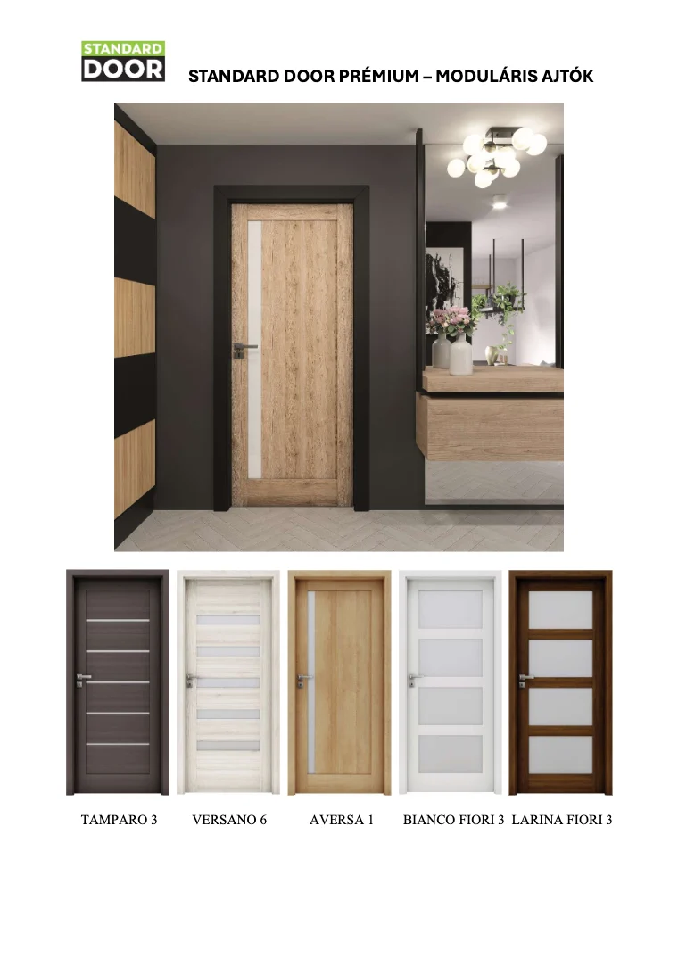 STANDARD DOOR PRÉMIUM - MODULÁRIS AJTÓK